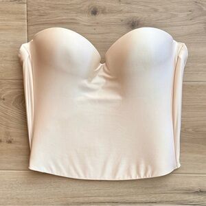 NWOT Felina Long-Line Nude Bra Size 38D